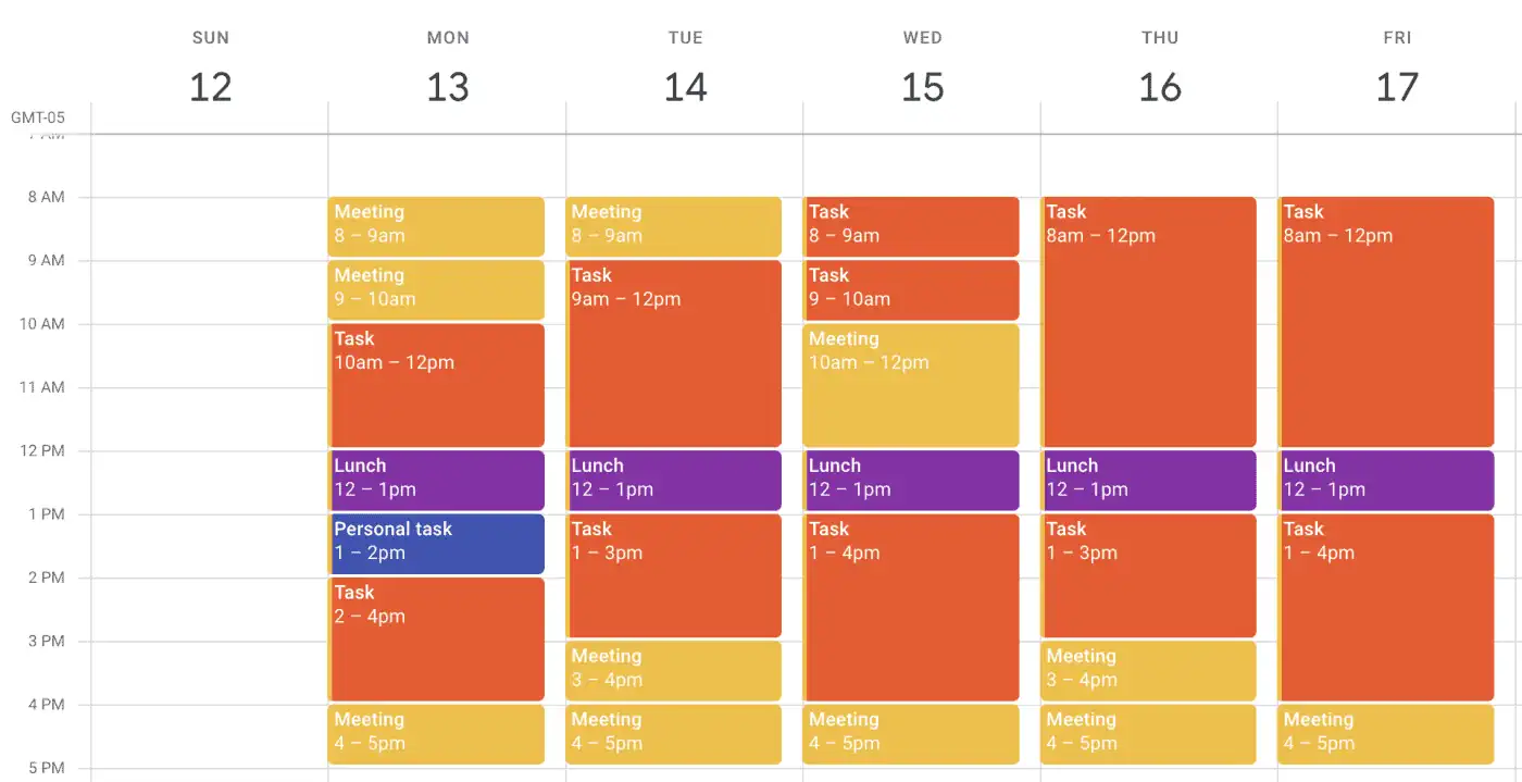 Productivity Method: Calendar Blocking