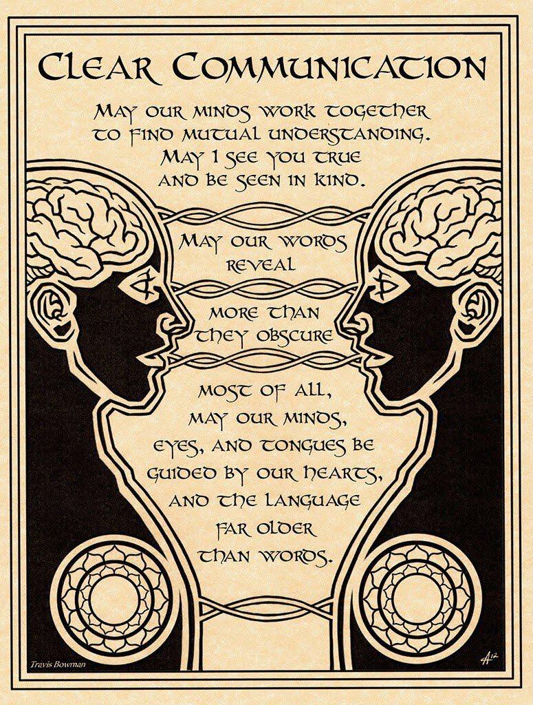 Be articulate and communicate clearly